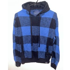 Blue and black American Eagle hoodie